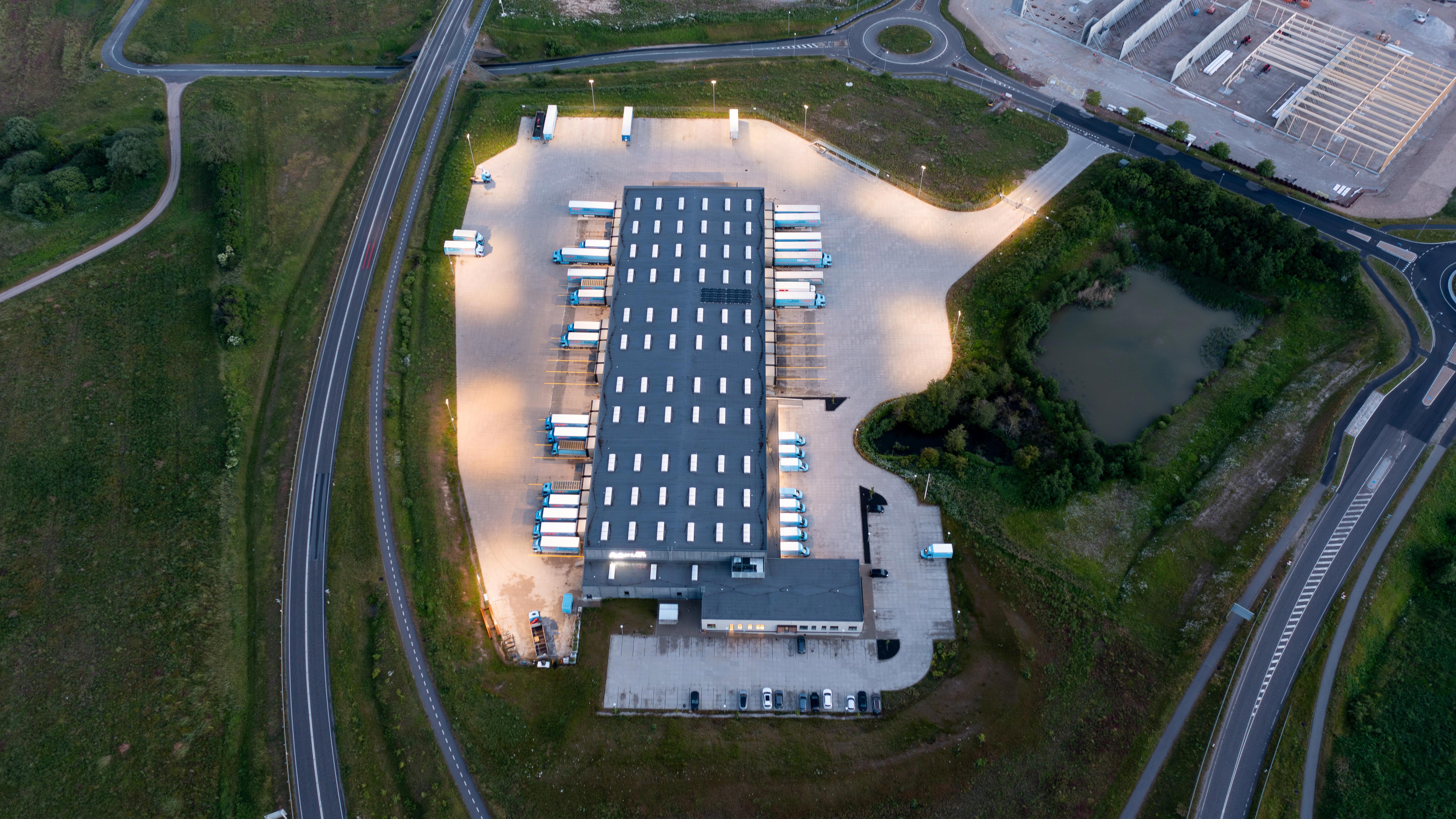 Øverup erhvervsområde i Næstved Kommune