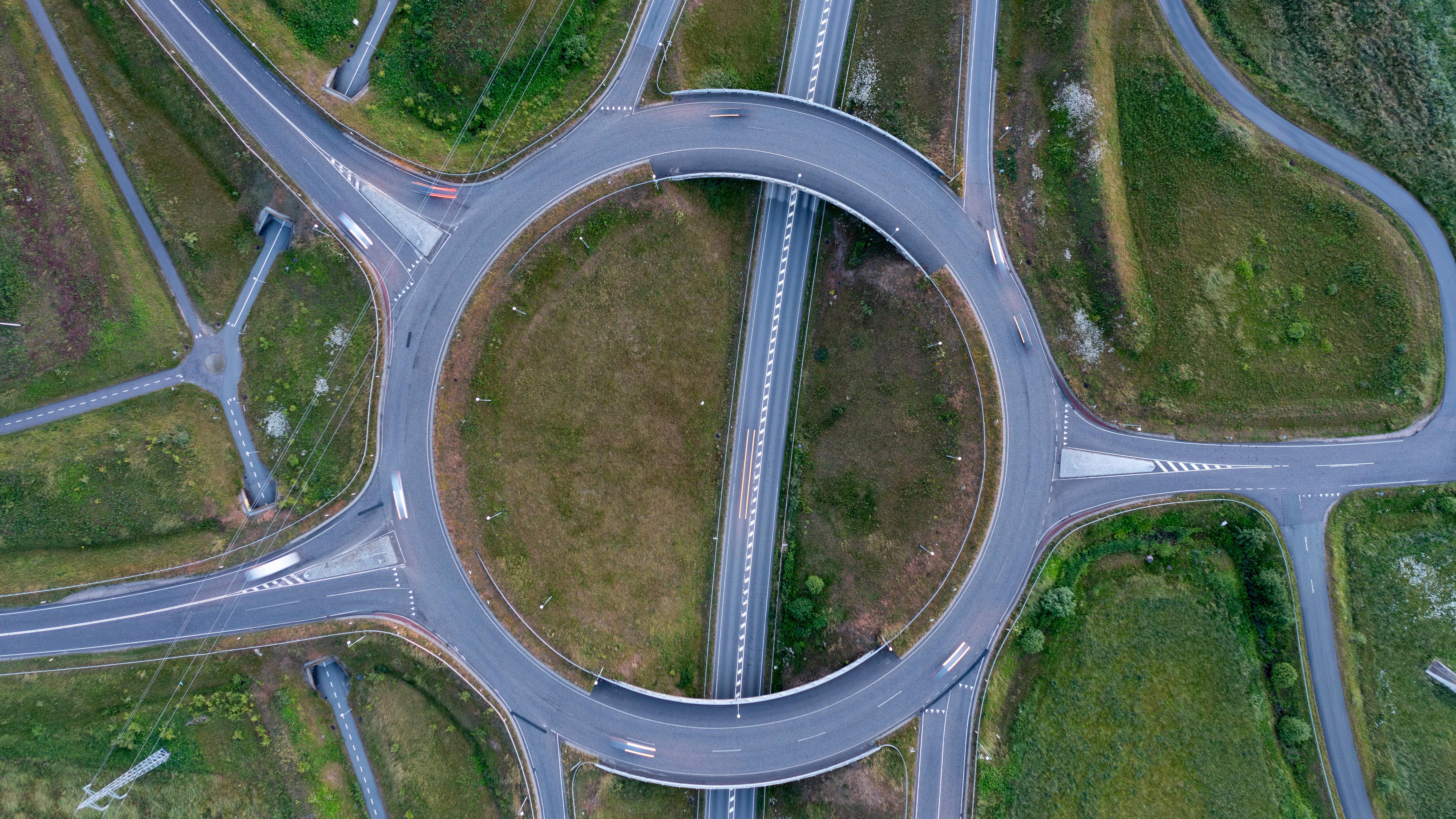 Fordelingsringen ved Øverup erhvervsområde i Næstved Kommune